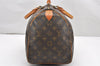 Authentic Louis Vuitton Monogram Speedy 35 Hand Boston Bag M41524 LV 3345K