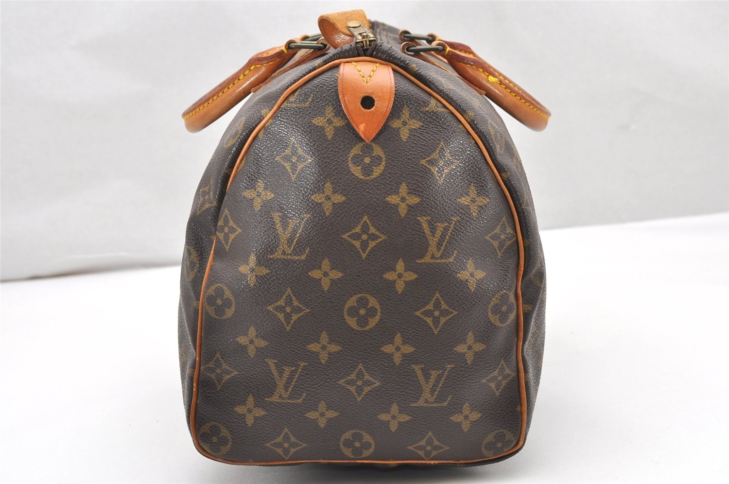 Authentic Louis Vuitton Monogram Speedy 35 Hand Boston Bag M41524 LV 3345K