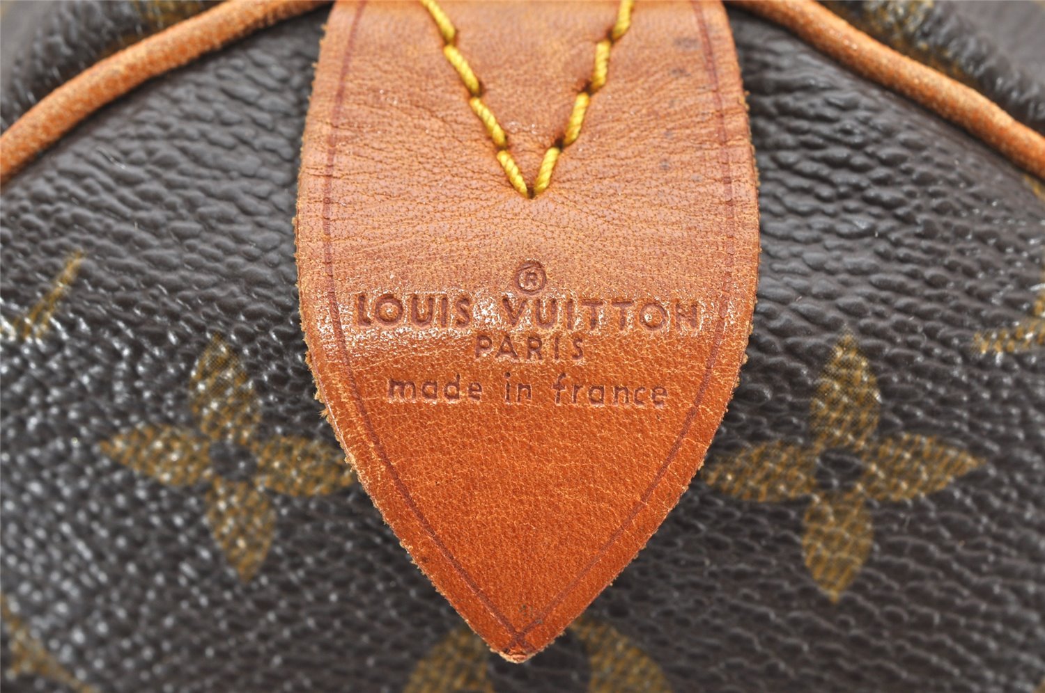 Authentic Louis Vuitton Monogram Speedy 35 Hand Boston Bag M41524 LV 3345K