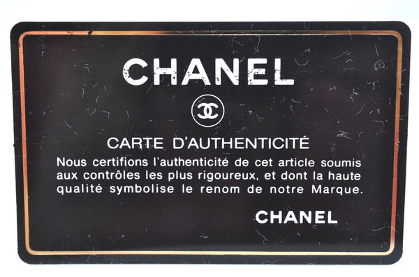 Authentic CHANEL Calf Skin Cambon Line CC Logo Bifold Long Wallet Black 3346I