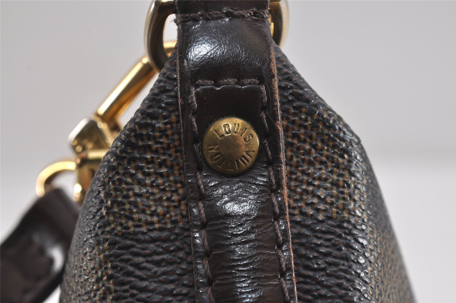 Authentic Louis Vuitton Damier Illovo PM Shoulder Hand Bag Purse N51996 LV 3346J