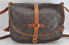 Authentic Louis Vuitton Monogram Saumur 30 Shoulder Cross Bag M42256 LV 3346K