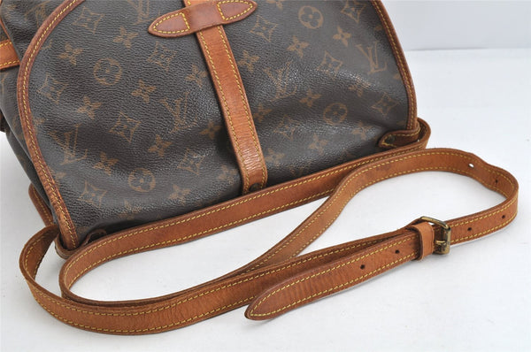 Authentic Louis Vuitton Monogram Saumur 30 Shoulder Cross Bag M42256 LV 3346K