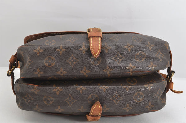 Authentic Louis Vuitton Monogram Saumur 30 Shoulder Cross Bag M42256 LV 3346K