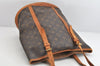 Authentic Louis Vuitton Monogram Bucket GM Shoulder Tote Bag M42236 Junk 3347K