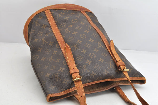 Authentic Louis Vuitton Monogram Bucket GM Shoulder Tote Bag M42236 Junk 3347K
