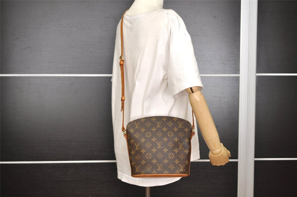 Authentic Louis Vuitton Monogram Drouot Shoulder Cross Body Bag M51290 LV 3350I