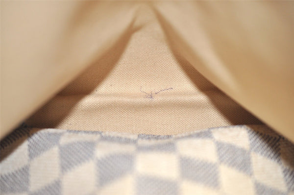 Authentic Louis Vuitton Damier Azur Totally MM Tote Bag N51262 LV 3351I