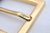 Authentic Salvatore Ferragamo Vara Vintage Leather Belt 26.4-28.3" Black 3351K