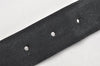 Authentic Salvatore Ferragamo Vara Vintage Leather Belt 26.4-28.3" Black 3351K