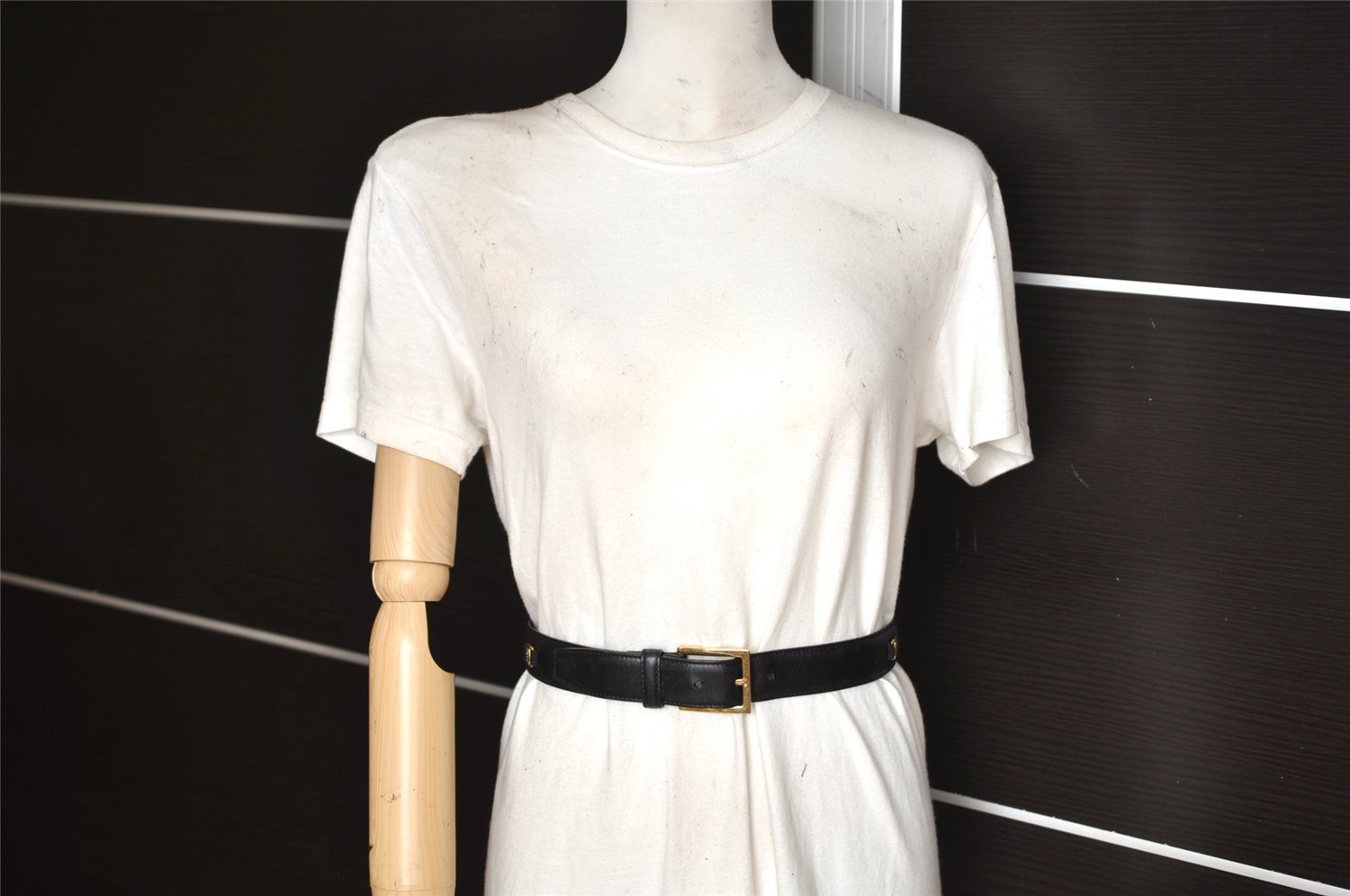 Authentic Salvatore Ferragamo Vara Vintage Leather Belt 26.4-28.3