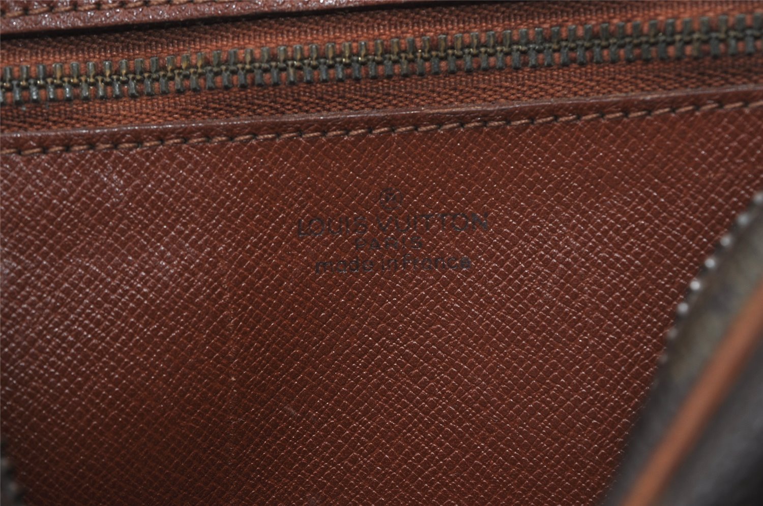 Authentic Louis Vuitton Monogram Marly Dragonne Clutch Hand Bag Old Model 3352J