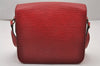 Authentic Louis Vuitton Epi Cartouchiere MM Shoulder Cross Bag M52247 Red 3353J