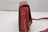 Authentic Louis Vuitton Epi Cartouchiere MM Shoulder Cross Bag M52247 Red 3353J