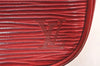 Authentic Louis Vuitton Epi Cartouchiere MM Shoulder Cross Bag M52247 Red 3353J