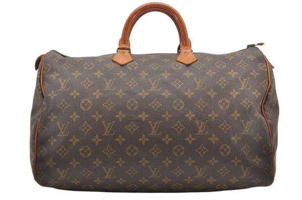 Authentic Louis Vuitton Monogram Speedy 40 Hand Boston Bag Old Model LV 3353K