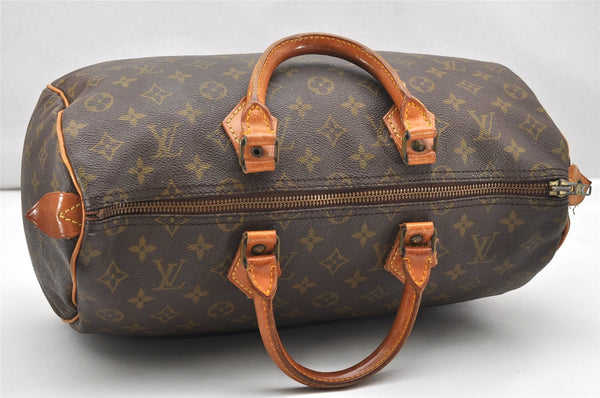 Authentic Louis Vuitton Monogram Speedy 35 Hand Boston Bag Old Model LV 3354K