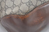 Authentic GUCCI 2Way Chain Shoulder Hand Bag GG PVC Leather 477324 Brown 3355K