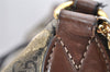 Authentic GUCCI 2Way Chain Shoulder Hand Bag GG PVC Leather 477324 Brown 3355K
