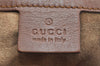 Authentic GUCCI 2Way Chain Shoulder Hand Bag GG PVC Leather 477324 Brown 3355K