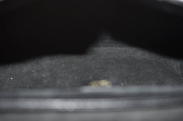 Authentic GUCCI Bamboo 2Way Hand Shoulder Bag Leather 0011886 Black 3356H