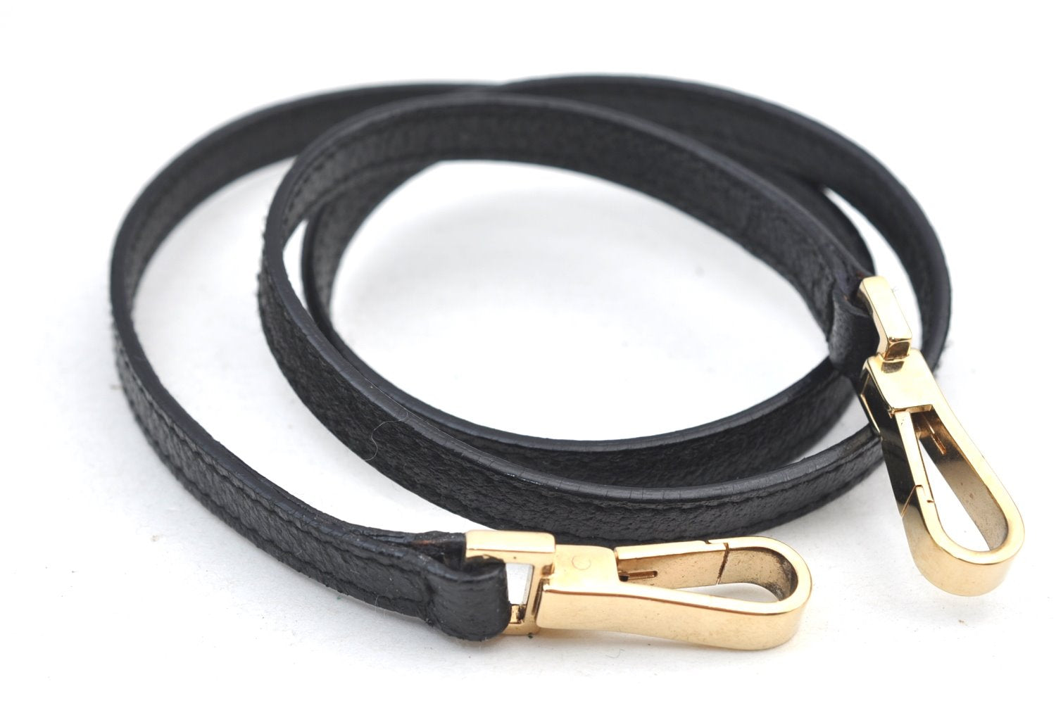 Authentic GUCCI Bamboo 2Way Hand Shoulder Bag Leather 0011886 Black 3356H