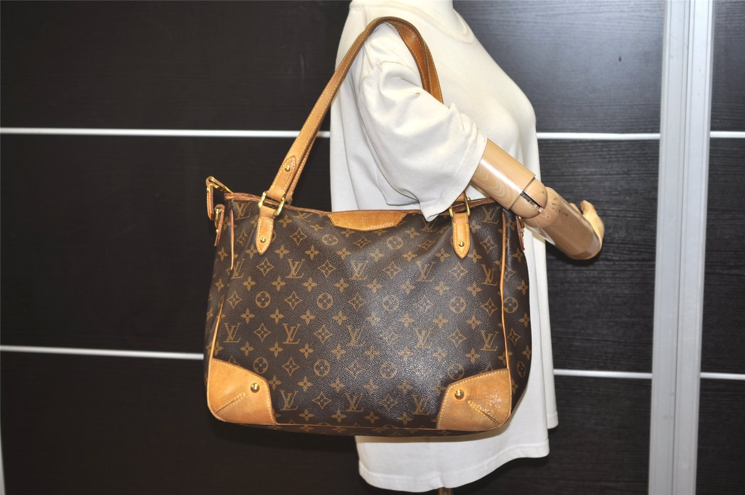 Authentic Louis Vuitton Monogram Estrela MM M41232 2Way Shoulder Hand Bag 3358J