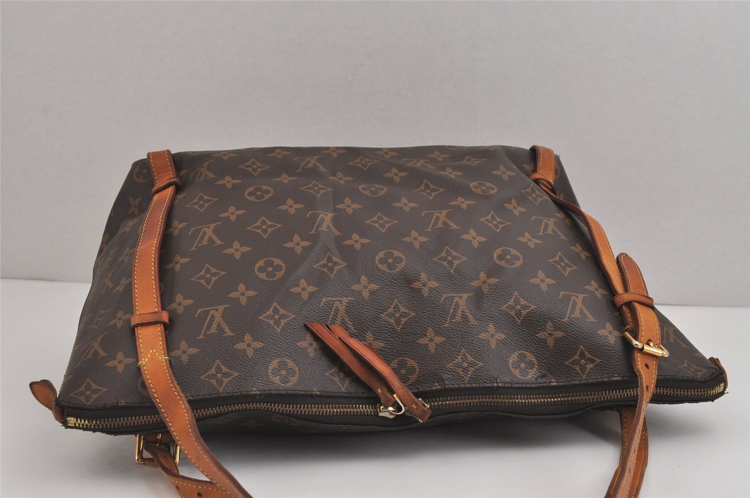Authentic Louis Vuitton Monogram Tuileries M41207 Shoulder Tote Bag LV 3363J