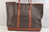 Auth Louis Vuitton Monogram Sac Weekend GM Vintage Tote Hand Bag M42420 LV 3363K