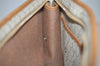 Authentic Christian Dior Honeycomb Clutch Hand Bag PVC Leather Brown CD 3364J