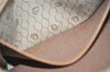 Authentic Christian Dior Honeycomb Clutch Hand Bag PVC Leather Brown CD 3364J