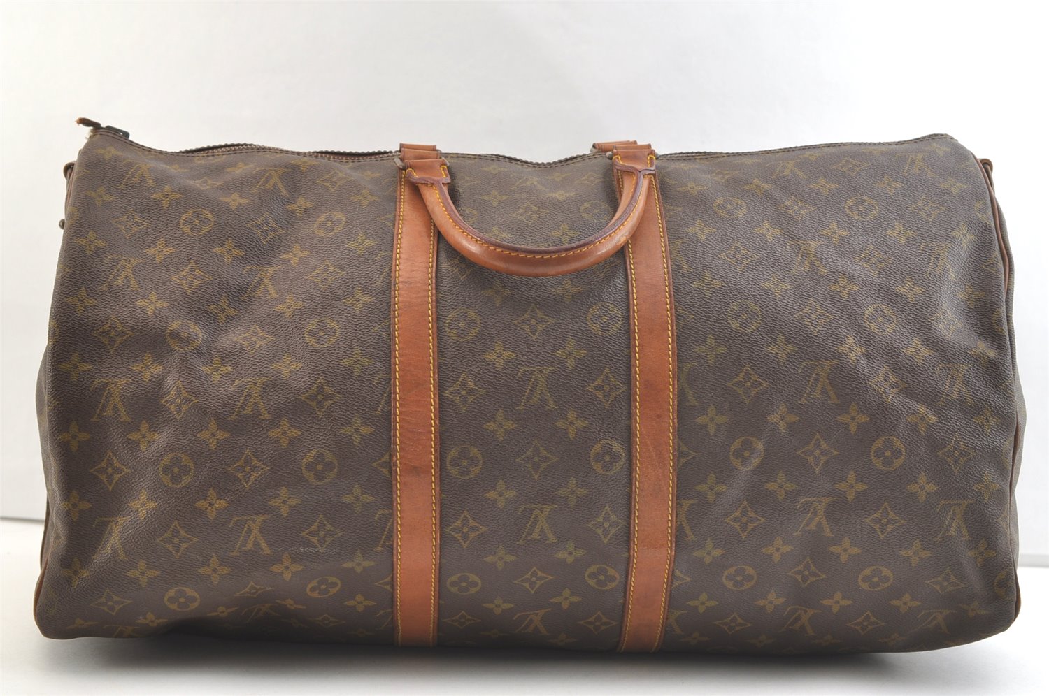 Louis Vuitton Monogram Keepall Bandouliere 55 Old Model Boston Bag Junk 3366K