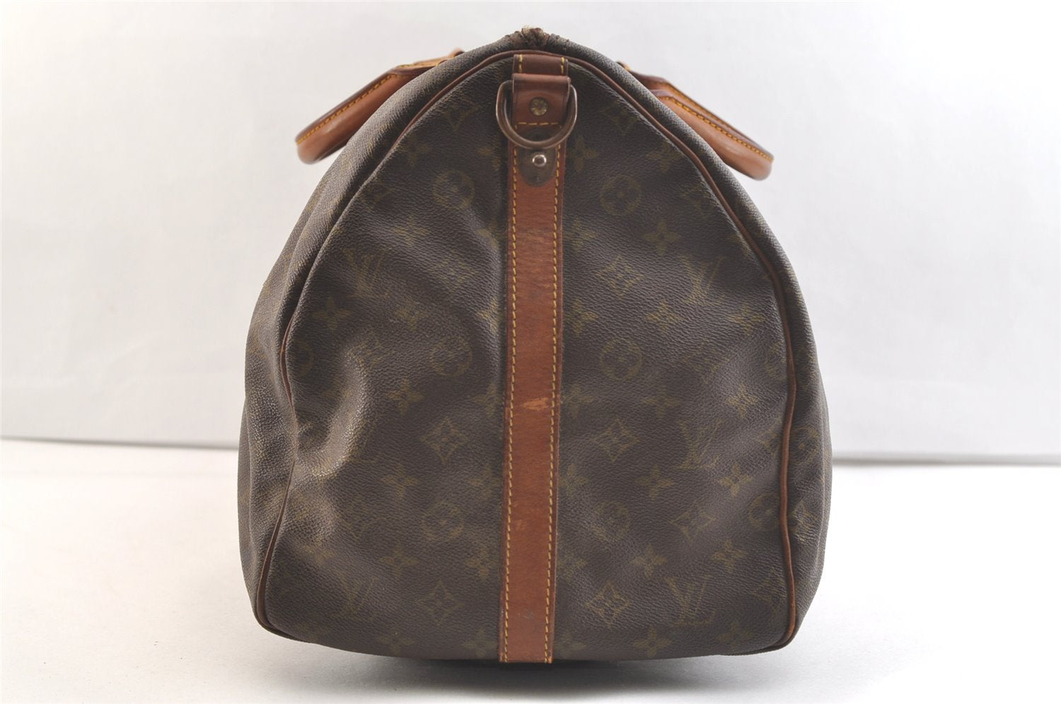 Louis Vuitton Monogram Keepall Bandouliere 55 Old Model Boston Bag Junk 3366K