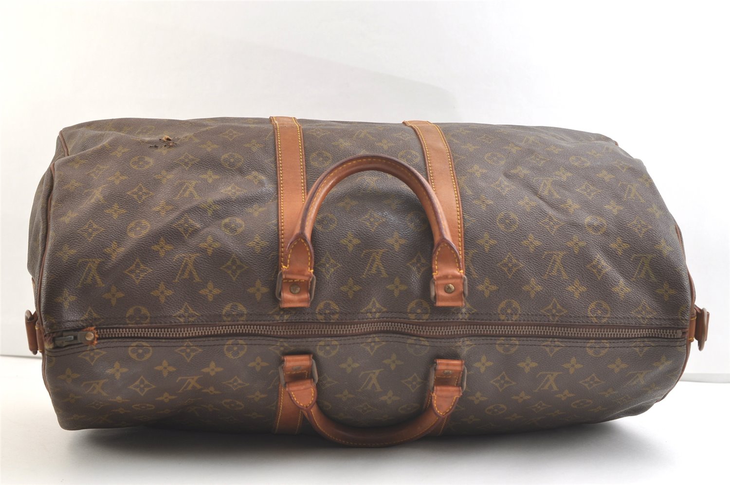 Louis Vuitton Monogram Keepall Bandouliere 55 Old Model Boston Bag Junk 3366K