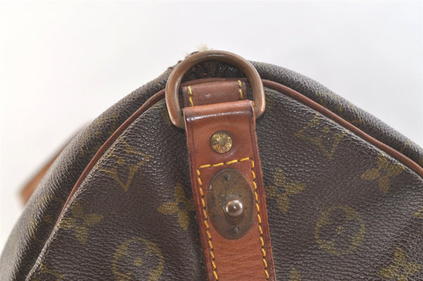 Louis Vuitton Monogram Keepall Bandouliere 55 Old Model Boston Bag Junk 3366K