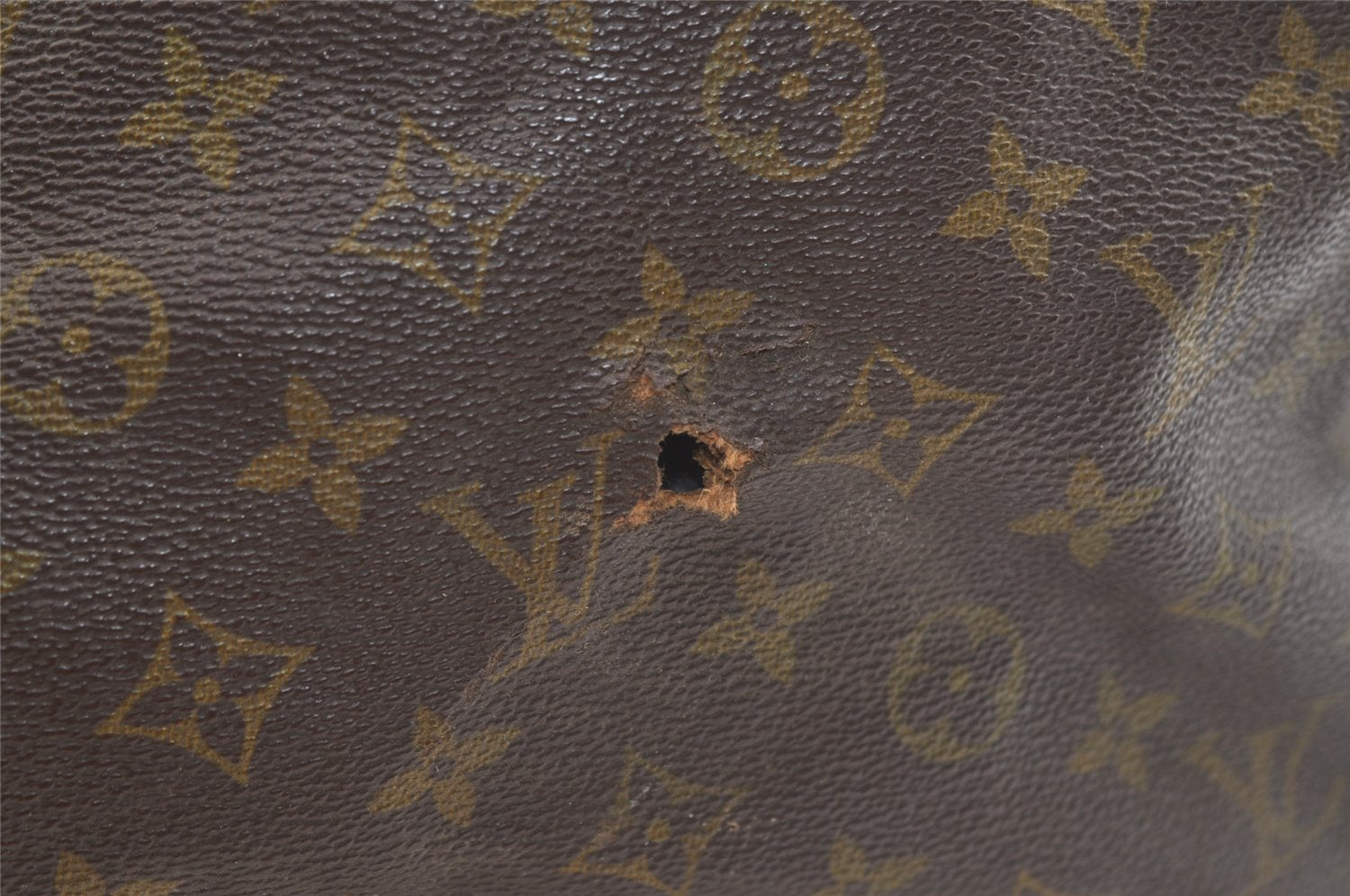 Louis Vuitton Monogram Keepall Bandouliere 55 Old Model Boston Bag Junk 3366K