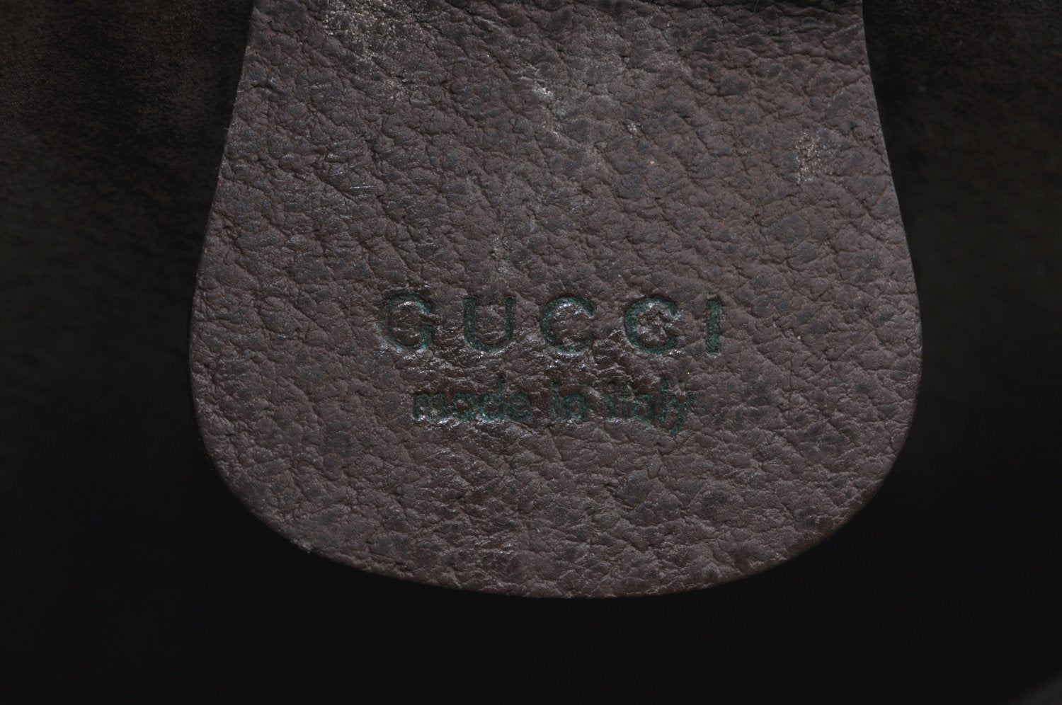 Authentic GUCCI Vintage Hand Tote Bag Purse Leather Brown 3367H