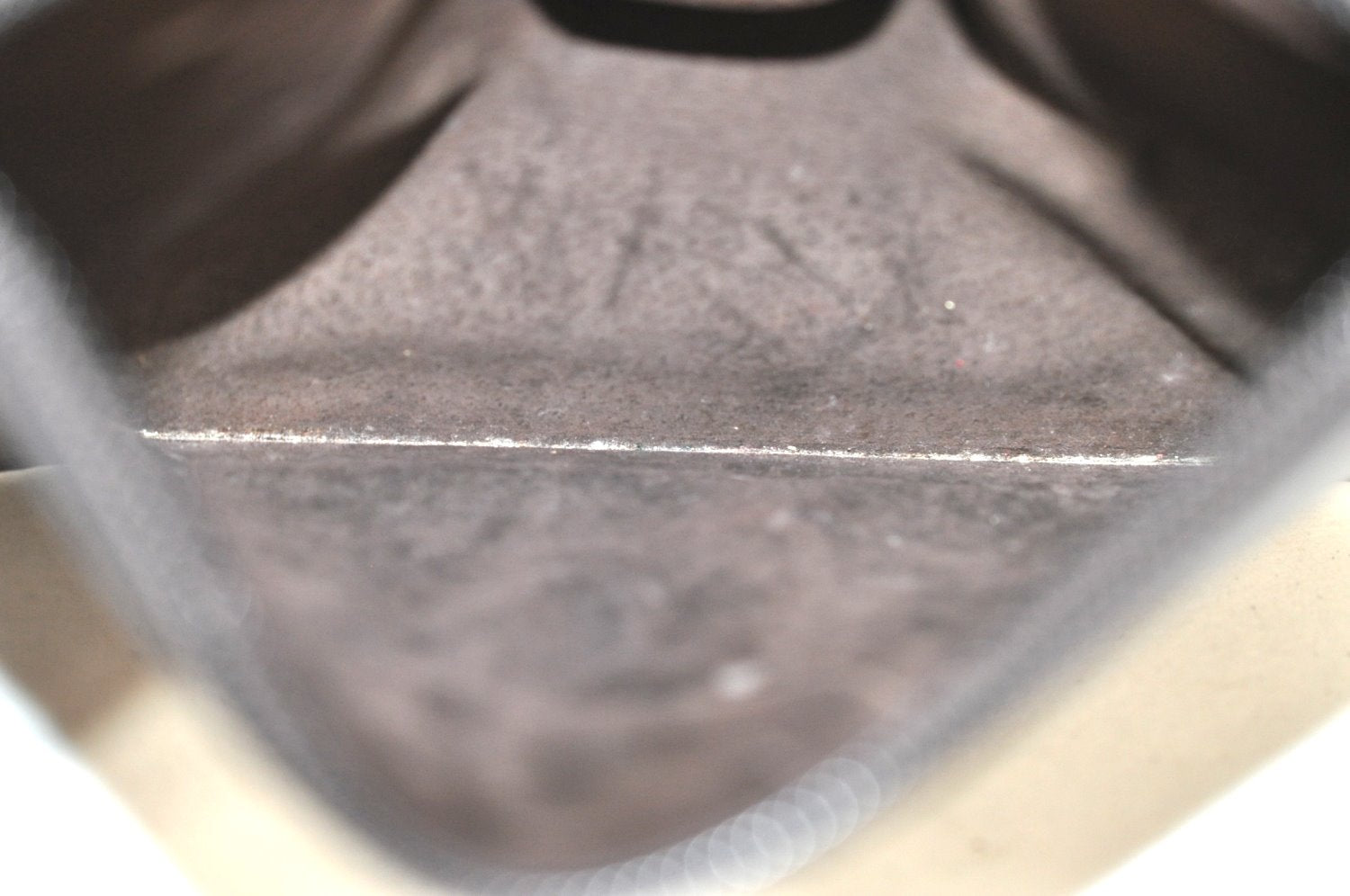 Authentic GUCCI Vintage Hand Tote Bag Purse Leather Brown 3367H