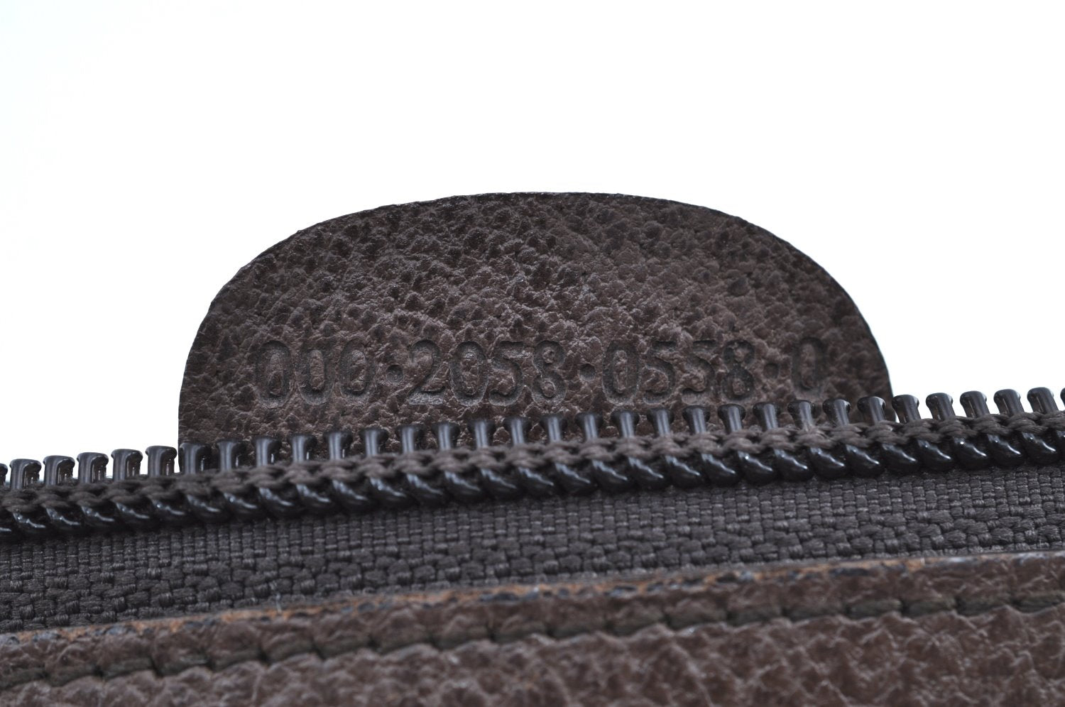 Authentic GUCCI Vintage Hand Tote Bag Purse Leather Brown 3367H