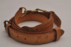Authentic Louis Vuitton Leather Shoulder Strap Beige 40.9-48" LV 3368J