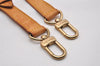 Authentic Louis Vuitton Leather Shoulder Strap Beige 40.9-48" LV 3368J