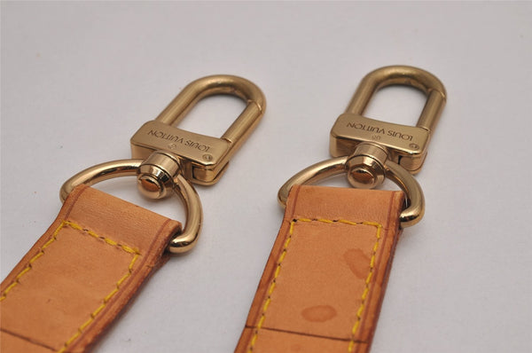 Authentic Louis Vuitton Leather Shoulder Strap Beige 40.9-48" LV 3368J