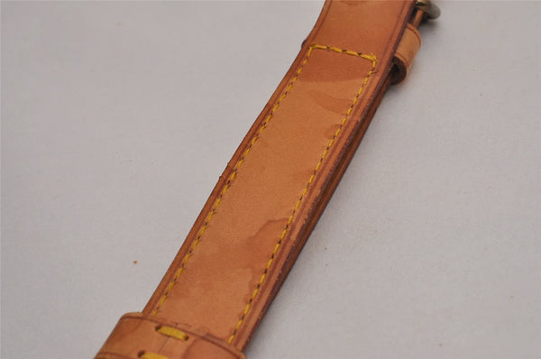 Authentic Louis Vuitton Leather Shoulder Strap Beige 40.9-48" LV 3368J
