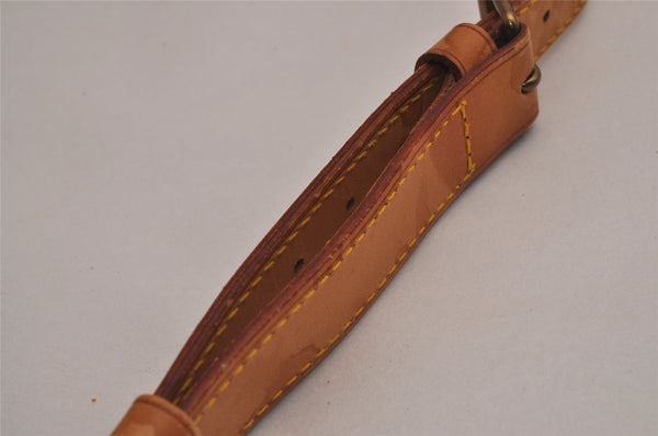 Authentic Louis Vuitton Leather Shoulder Strap Beige 40.9-48" LV 3368J