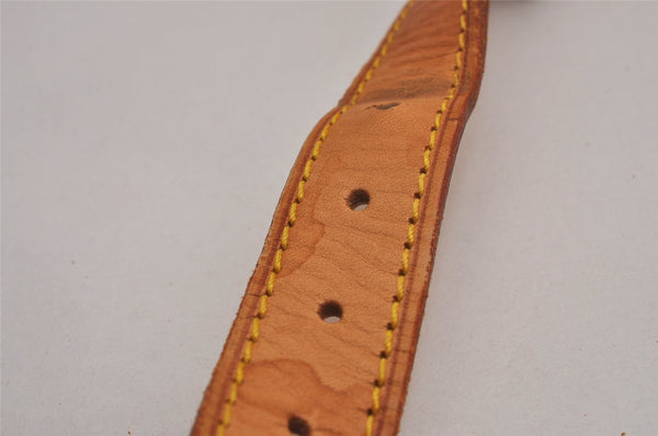 Authentic Louis Vuitton Leather Shoulder Strap Beige 40.9-48" LV 3368J