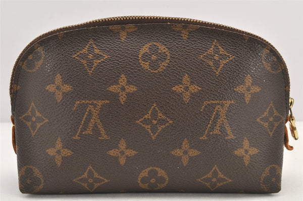 Authentic Louis Vuitton Monogram Pochette Cosmetic Pouch M47515 LV 3370K
