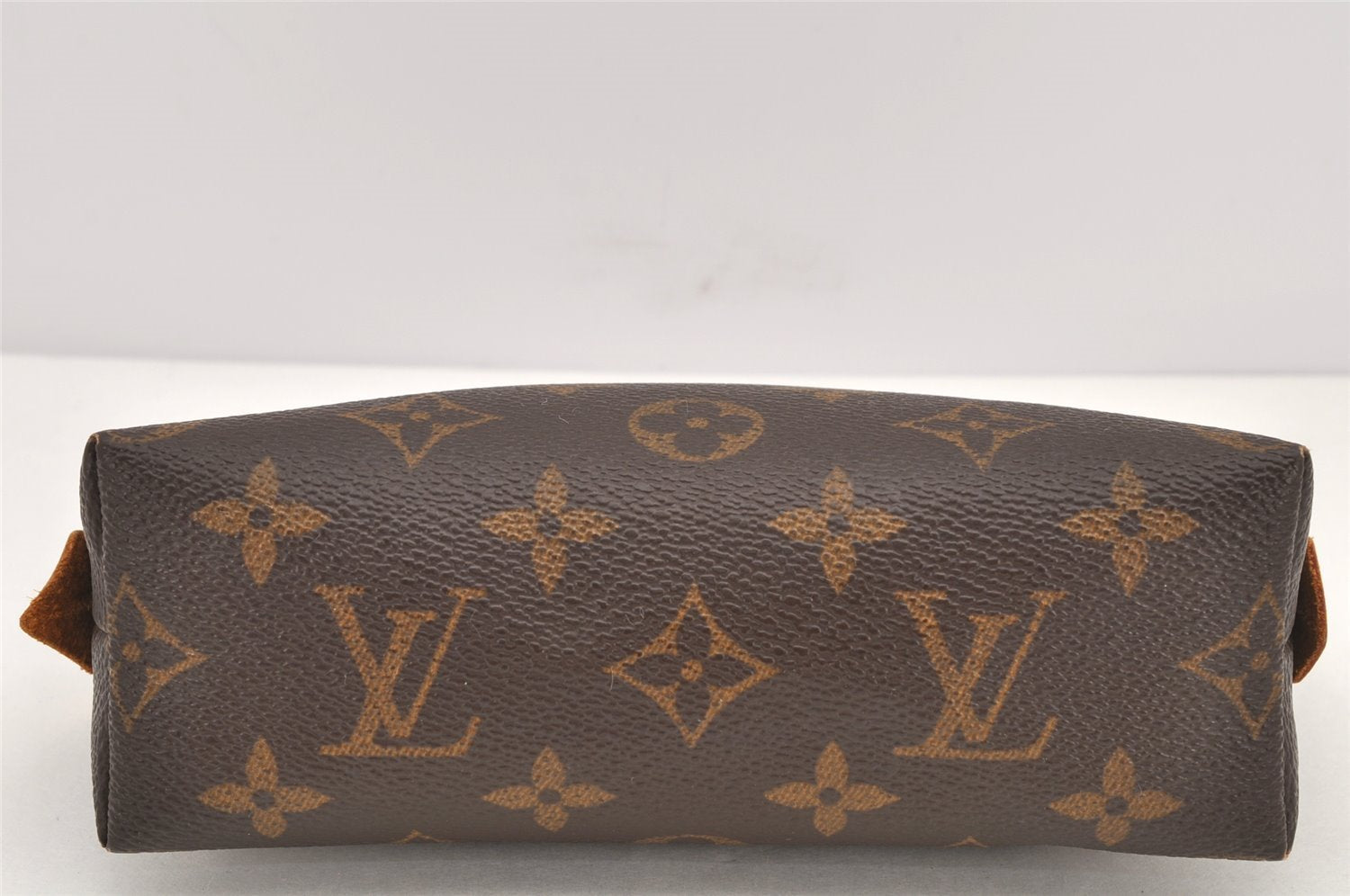 Authentic Louis Vuitton Monogram Pochette Cosmetic Pouch M47515 LV 3370K