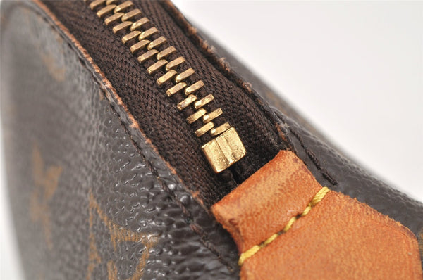 Authentic Louis Vuitton Monogram Pochette Cosmetic Pouch M47515 LV 3370K