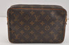 Authentic Louis Vuitton Monogram Compiegne 23 Clutch Hand Bag M51847 LV 3371K