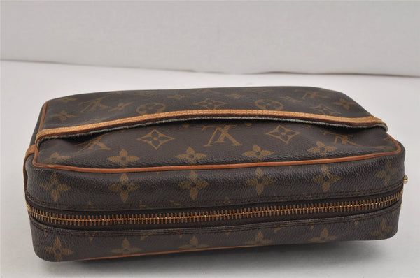 Authentic Louis Vuitton Monogram Compiegne 23 Clutch Hand Bag M51847 LV 3371K